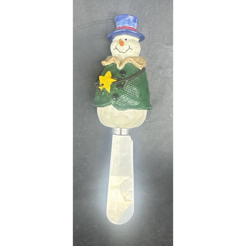 St Nicholas Square BUTTON UP‎ Snowman Dip Mix Set Bowl & Spreader Christmas - Picture 11 of 14